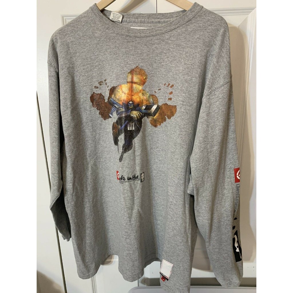Vtg Marc Ecko Unlimited The Punisher T-Shirt Mens Xxl Limited Edition Rare Gray